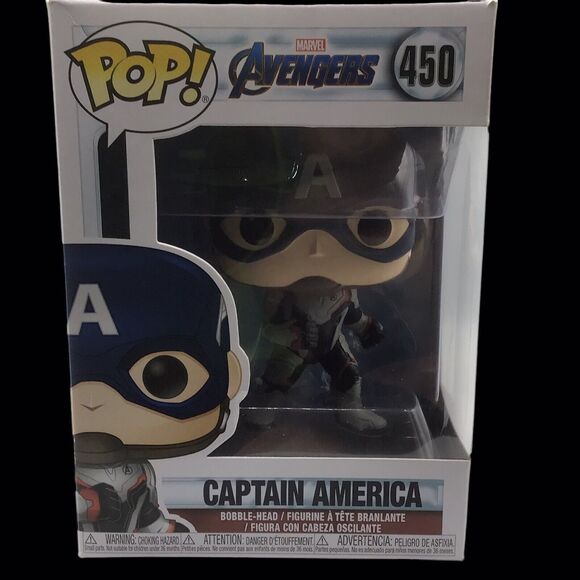 Funko Pop! Marvel Avengers Endgame Captain America #450 Figure NIB - Picture 9 of 15